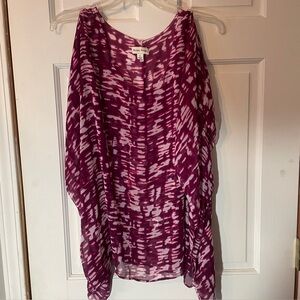 Studio Works Pink and White Sheer Blouse
NWOT